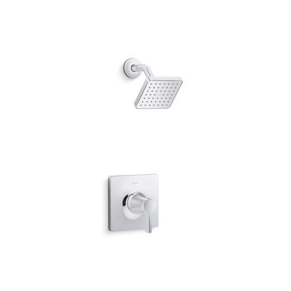 Kohler Venza RiteTemp Shower Faucet Trim Set With 1.75 GPM Showerhead